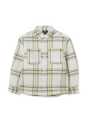 CHECK FIT - Camisa - white yellow