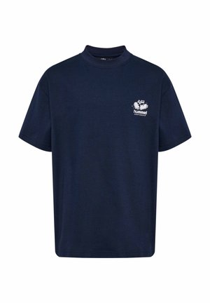 LOOSE GRAPHIC - T-shirt med print - dark sapphire