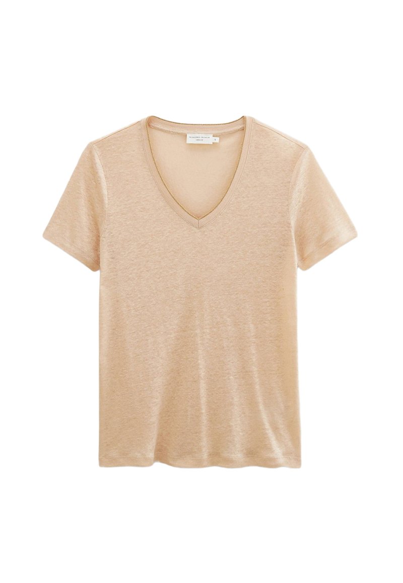 Monoprix COL V IRISÉ T-shirt basique body/beige