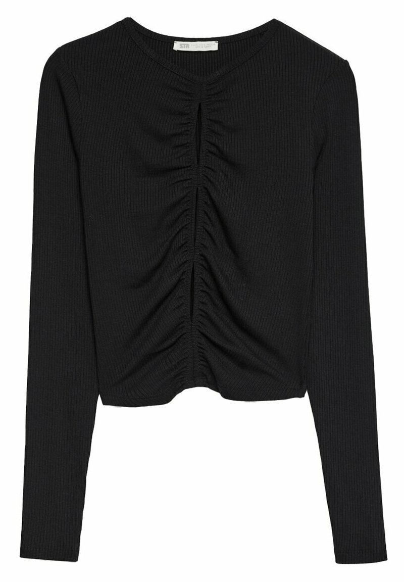 Stradivarius Longsleeve zwart