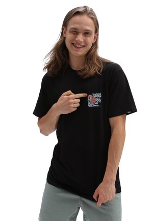 ZONED OUT SS - Print T-shirt - black