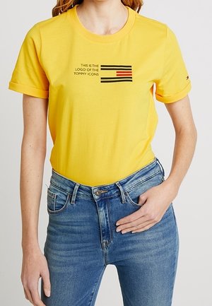 T-shirts print - yellow