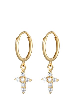 Elli CLASSIC CROSS - Korvakorut - gold-coloured