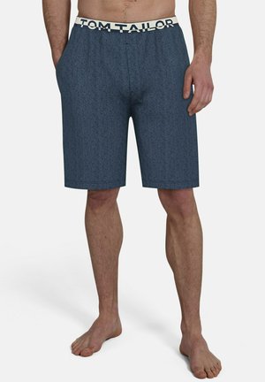 BERMUDA - Pyjama bottoms - blau mittel uni