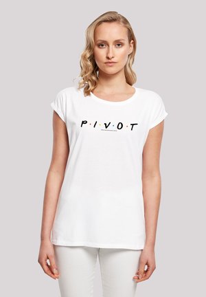 F4NT4STIC FRIENDS TV SERIE PIVOT LOGO - T-Shirt print - white