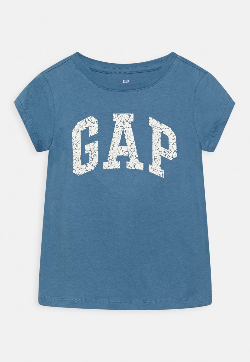 Kinder T-Shirts | GAP LOGO GIRL FAMILY STORY T-Shirt print blue shale/blau - SR90031 Kinder T-Shirts | GAP LOGO GIRL FAMILY STORY T-Shirt print blue shale/blau - SR90031
