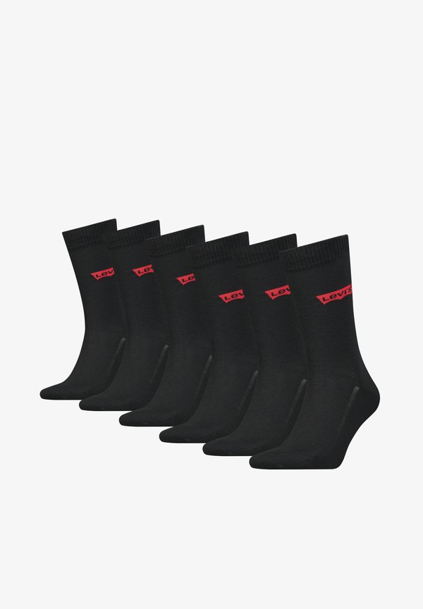 REGULAR CUT BATWING LOGO 6PACK - Socks3