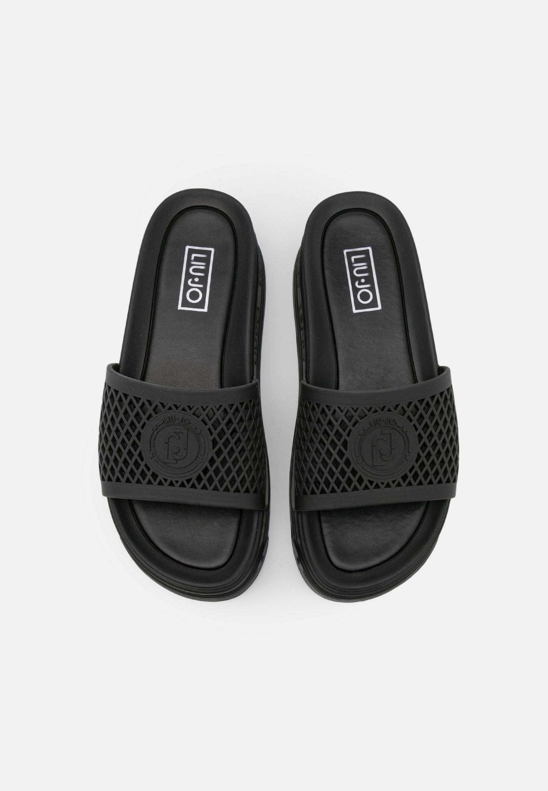 LIU JO Sandalias planas - black/negro - Zalando.es
