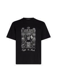 x JORGE PARRA - Potiskana majica - black