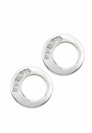 OPEN CIRCLE  - Náušnice - white gold-coloured