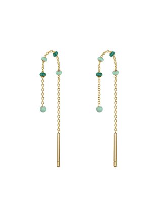 DOTTED THREADER - Ohrringe - gold-coloured