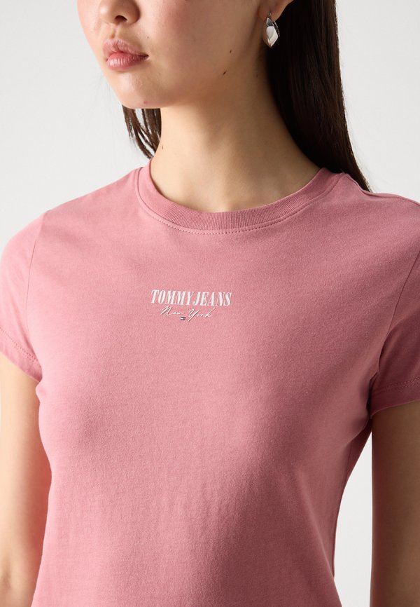 SLIM ESSENTIAL LOGO TEE - Basic T-shirt - tahiti berry4