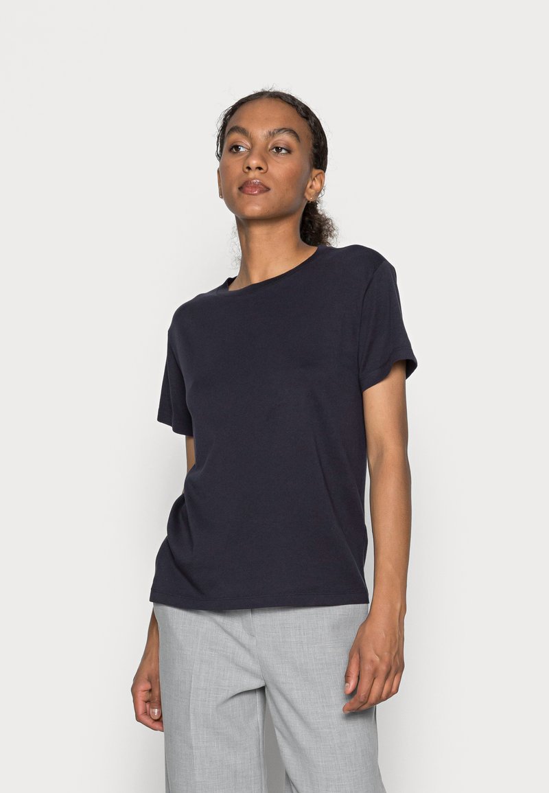 Marc O'Polo SHORT SLEEVE ROUND NECK LOGO AT BACK NECK - Basic póló ...