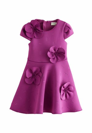 REGULAR FIT - CORSAGE EMBOSSED  - Kasdienė suknelė - purple