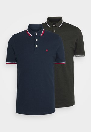 Jack & Jones JJEPAULOS SS 2PK  NOOS - Polo majica - navy blazer