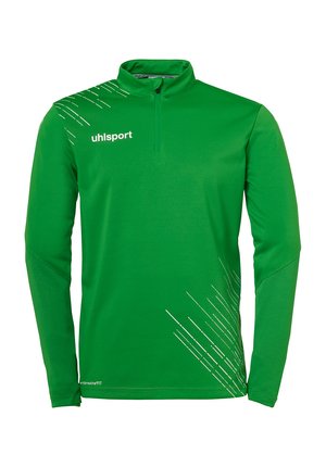 1/4 ZIP SCORE 26 - Langærmet T-shirt - grün weiß