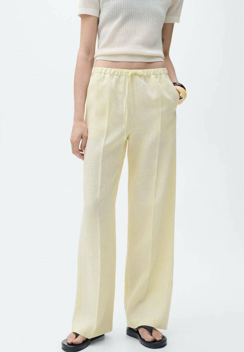 Mango ALADA - Broek - light yellow