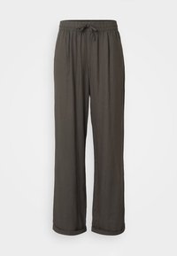LINEN BLEND JOGGER - Nohavice - dark grey