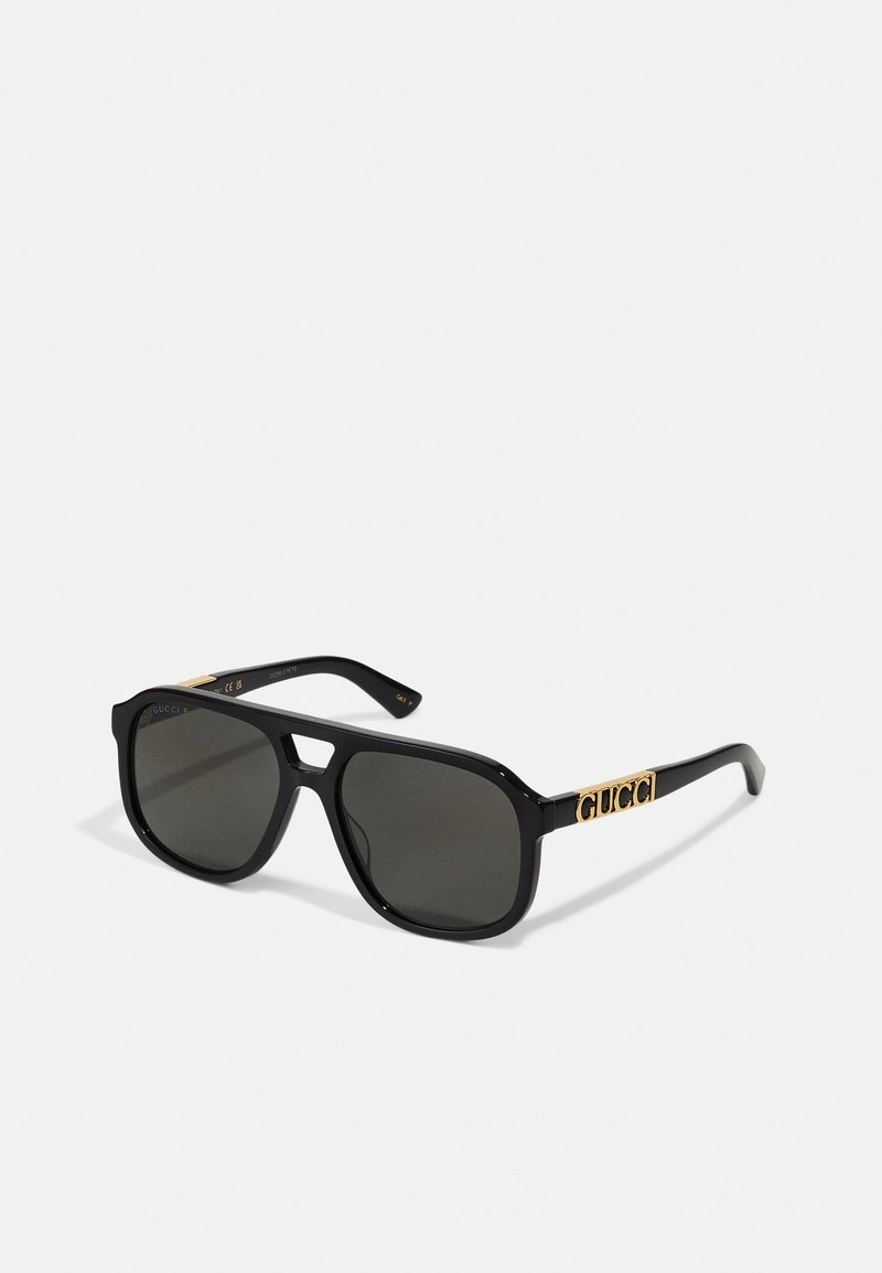 Lunettes De Soleil Reaction – Style Pilote – Monture Noire, Verres Verts – UV400 – Unisexe