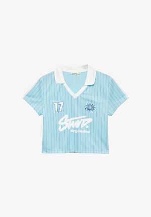 PULL&BEAR, STWD ARGENTINA FOOTBALL - POLO SHIRT - Polo - light blue