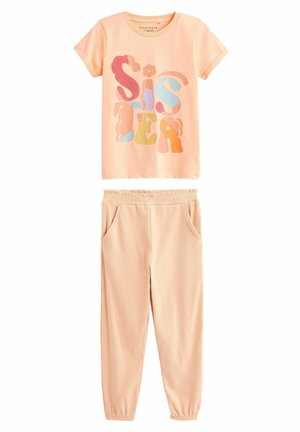 REGULAR FIT SET - Nattplagg set - orange sister
