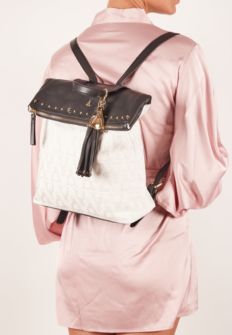 L'Atelier Du Sac Zaino - bianco nero