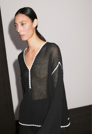 Massimo Dutti Jumper - black