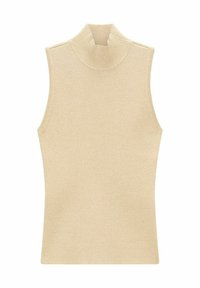 NEIA KNITTED - Débardeur - beige lurex