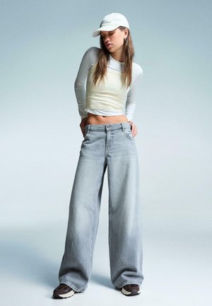 WIDE - Wide leg - grey