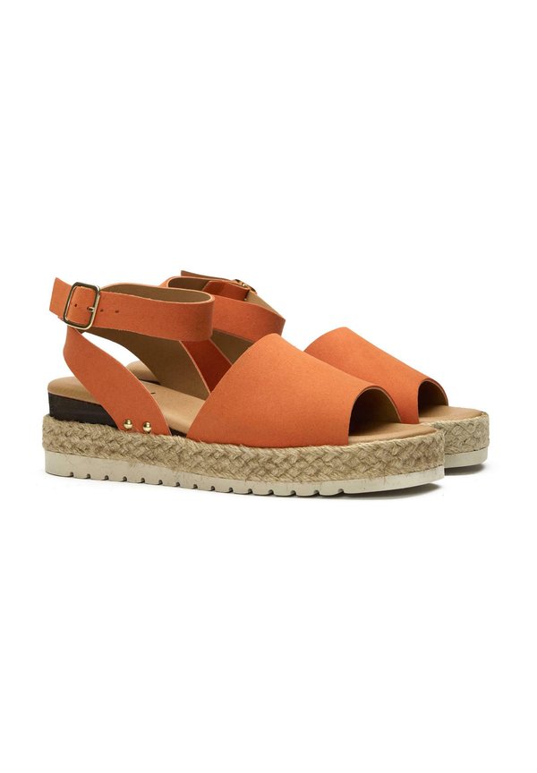 DRAGON - Platform sandals - orange3
