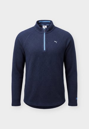 Puma Golf, BOULDER 2.0 1/4 ZIP - Mikina - deep navy