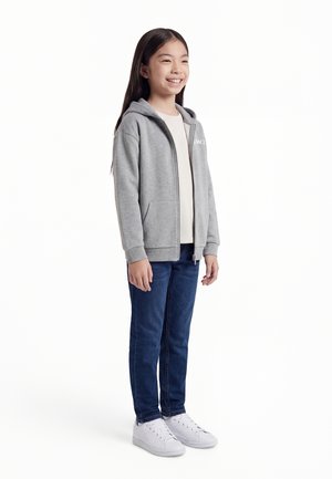 Versace LOGO PRINT MEDUSA STAMP UNISEX - Sweatjakke - grey/white