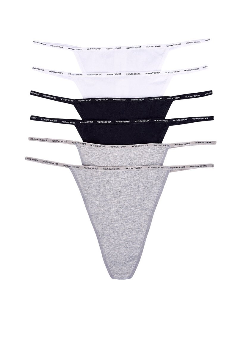 Calvin Klein 3 Pack Thong (Low-Rise), Perizoma Donna, Multicolore