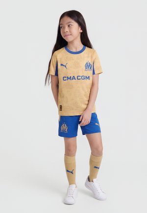 Puma OLYMPIQUE MARSEILLE SPECIAL EDITION UNISEX - Equipación de selecciones - light gold/royal sapphire