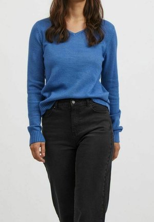 Trui - mottled blue