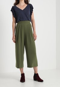 VILA Triko s potiskem - dark blue