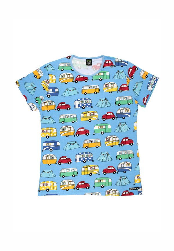 CAMPING - T-Shirt print - blau