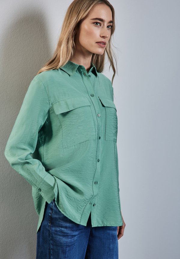 Hemdbluse - grün