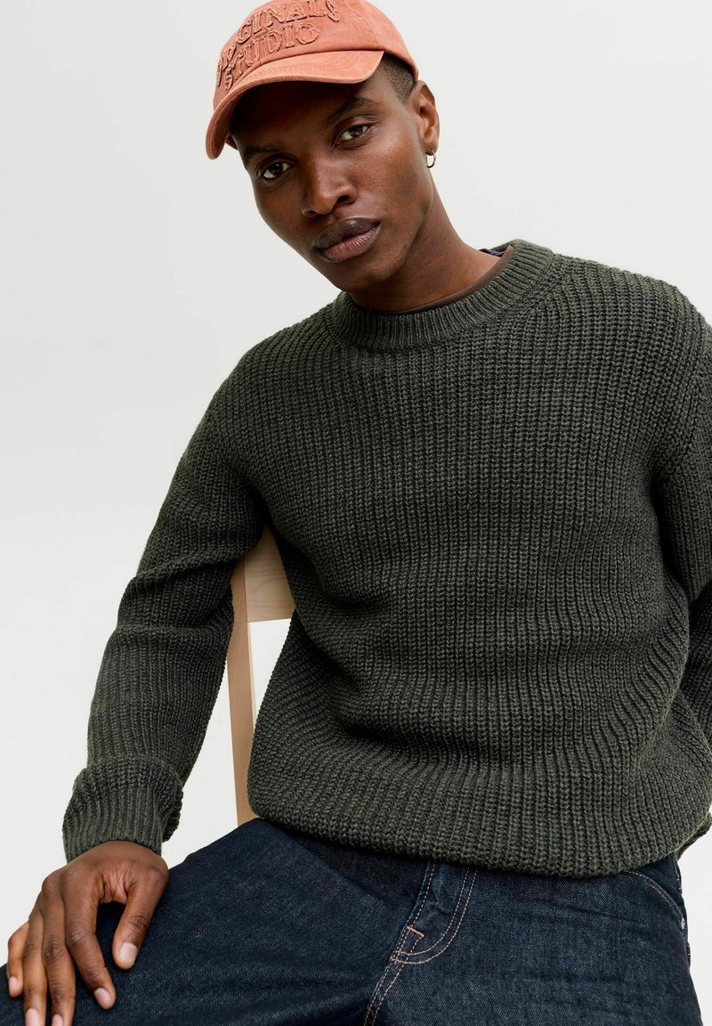 Jorace Knit Crew Neck BF, Bos River, L