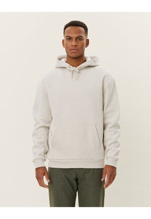 CREW HOODIE - Mikina - snow/white