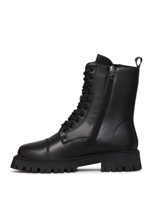 Cesare Gaspari, Lace-up ankle boots - black