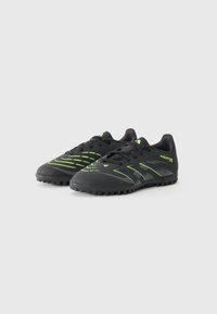 adidas Performance PREDATOR CLUB UNISEX - Chaussures de football sur gazon - core black/carbon/lucid lemon