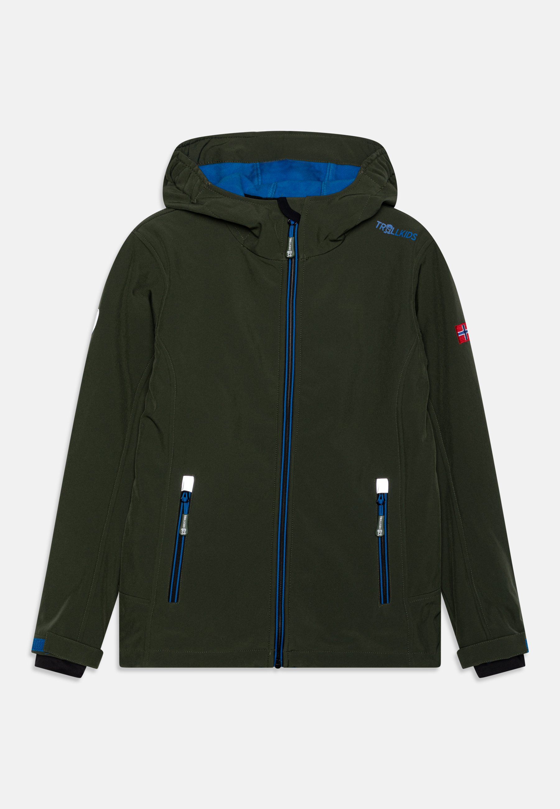 TROLLKIDS KIDS TROLLFJORD UNISEX Soft shell jacket ivy