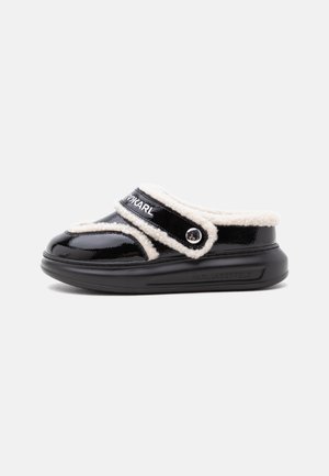 KARL LAGERFELD, KAPRI KOSI SLINGBACK KLOG - Пантофи - black