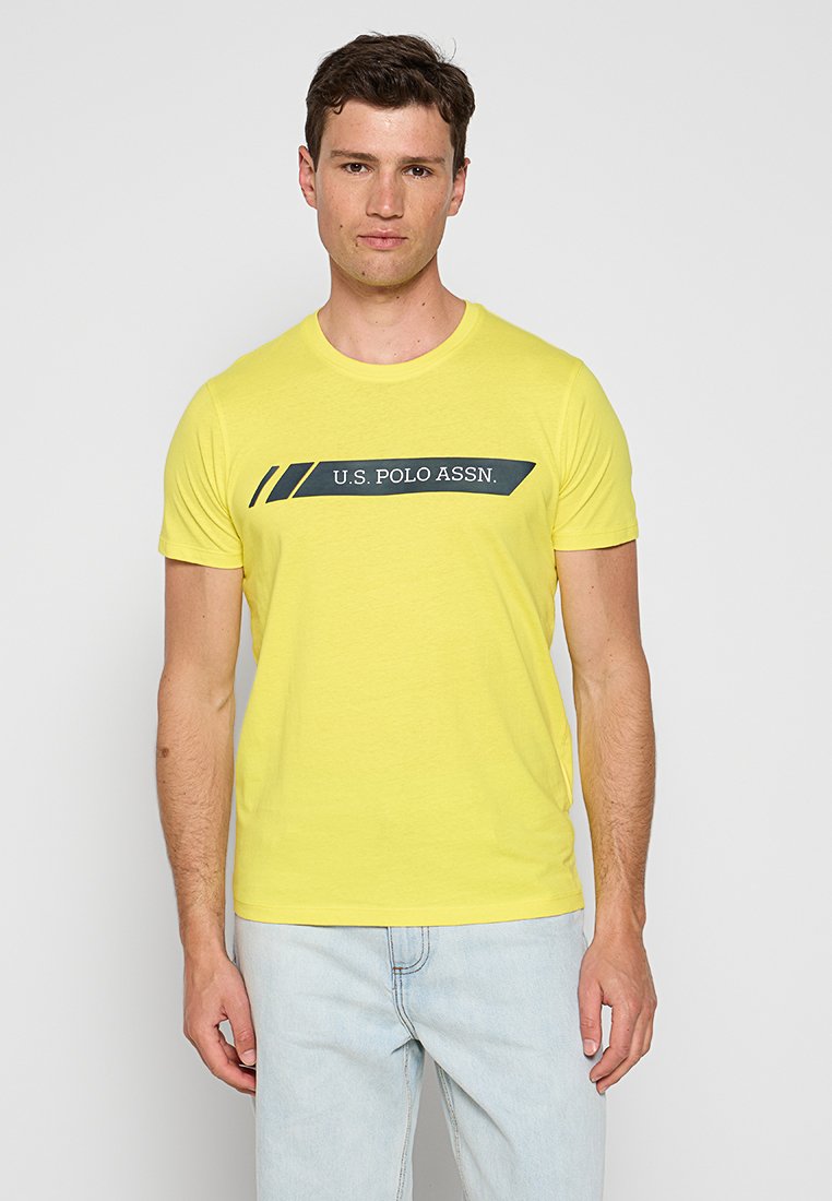 U.S. Polo Assn. T-shirt print geel