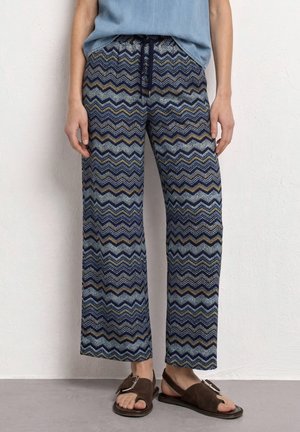 Street One, WIDE LOOSE FIT, metaliczny niebieski 