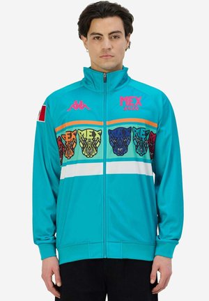 Felpa con zip - blue bird