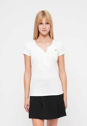 HENLEY - T-shirt basic - white