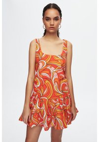 adL SLEEVELESS - Cocktailjurk - printed coral