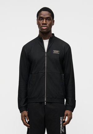 TRAIN PREMIUM LABEL JACQUARD - Lahka jakna - black